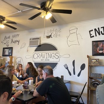 Cravings - a group of people eating at a restaurant - Sandwiches Near Me - New Braunfels, Texas