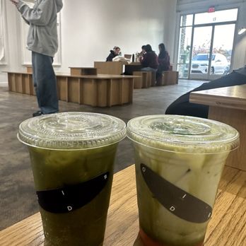 Grid Coffee - Matcha lemonade and grapefruit matcha latte - Coffee & Tea Near Me - Diamond Bar, California