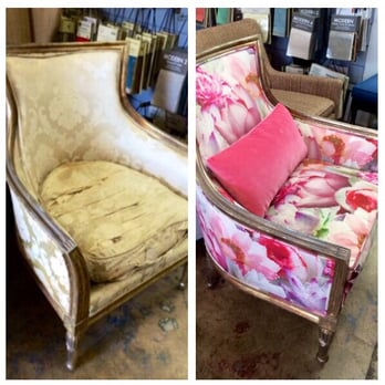 Venice Interiors - Before and After - Furniture Reupholstery Near Me - Venice, California