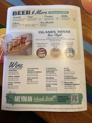 Menu photo 3 Islands Restaurant Huntington Beach, CA