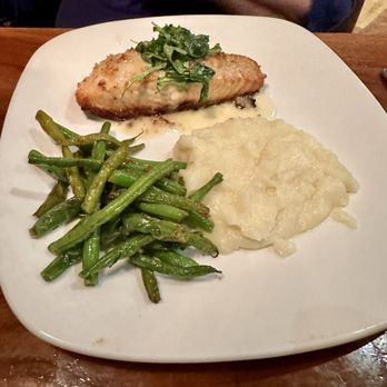 Prime Cut Cafe - Parmesan Crusted Salmon - Steakhouses Near Me - Orange, California