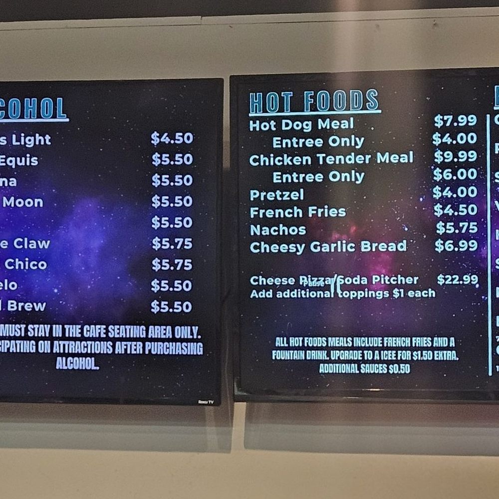 Stratosphere Adventure Park - Menu 7/2025 - Trampoline Parks Near Me - Glendale, Arizona Stratosphere Adventure Park - Menu 7/2025 - Trampoline Parks Near Me - Glendale, Arizona