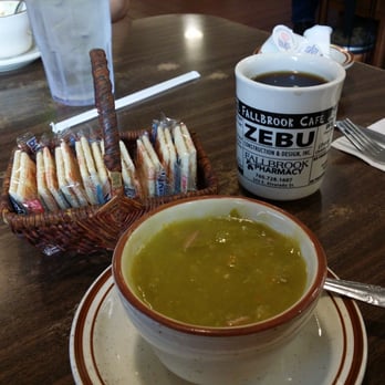 Fallbrook Cafe - Split pea soup - Cafes Near Me - Fallbrook, California