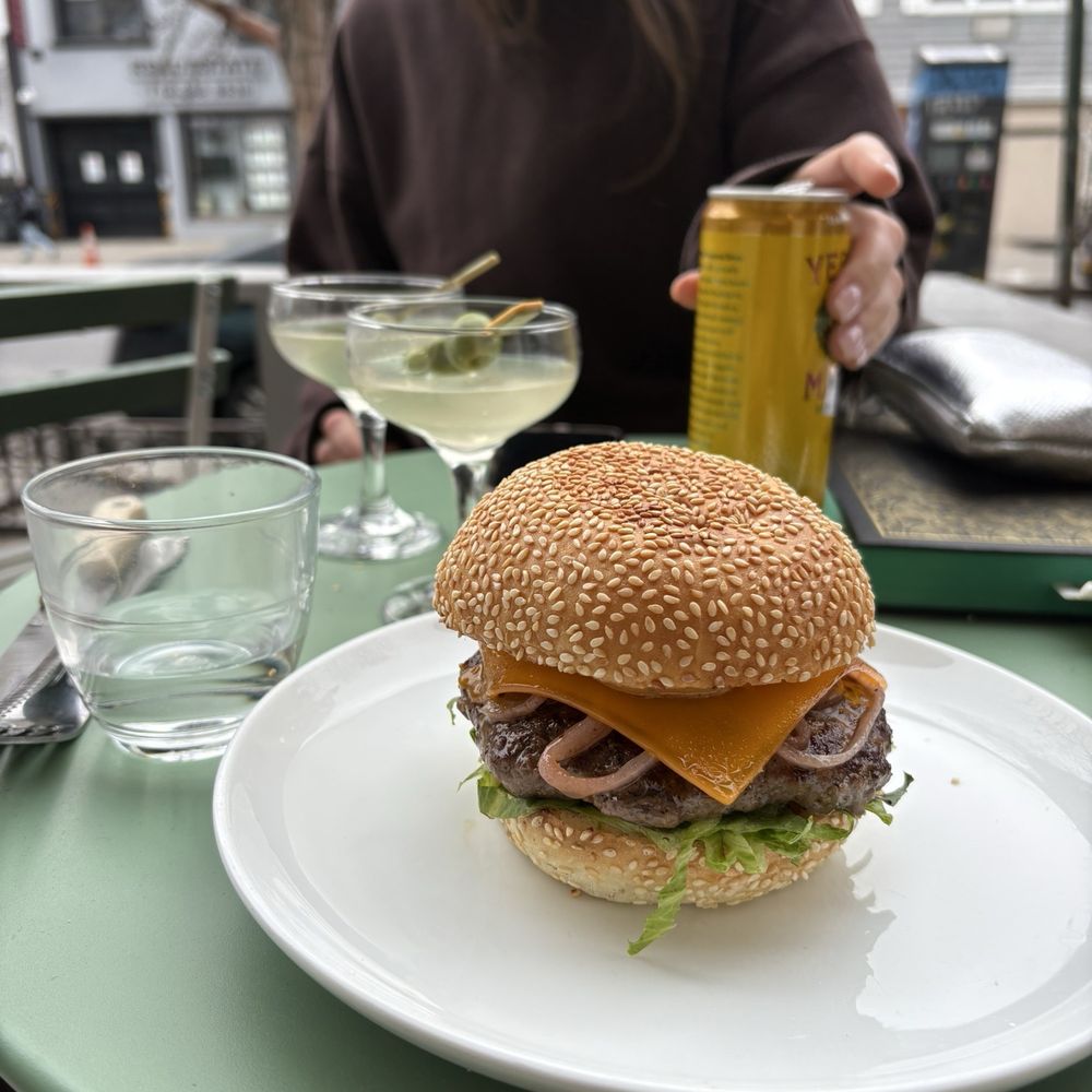 Good Thanks - Best burger on graham st it fr looks like a Krabby Patty!!! The martinis during happy hour were only $10 and were SCRUMPTIOUS. - Australian Near Me - Brooklyn, New York Good Thanks - Best burger on graham st it fr looks like a Krabby Patty!!! The martinis during happy hour were only $10 and were SCRUMPTIOUS. - Australian Near Me - Brooklyn, New York