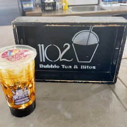 Large tiger sugar boba milk tea