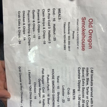 Fresh Seafood Market - Menu - Seafood Markets Near Me - Tillamook, Oregon Fresh Seafood Market - Menu - Seafood Markets Near Me - Tillamook, Oregon