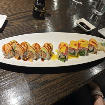 Hunan Fusion - Rock N Roll and Mango Tuna Roll - Sushi Bars Near Me - Omaha, Nebraska Hunan Fusion - Rock N Roll and Mango Tuna Roll - Sushi Bars Near Me - Omaha, Nebraska