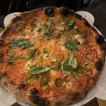 Wheated - Bay Ridge (half meatballs, half jalapeños) - Pizza Near Me - Brooklyn, New York