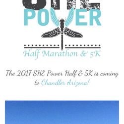 SHE Power 1/2 Marathon & 5K - April 30 in DT Chandler