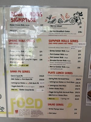Menu photo 2 Rollin’ Rolls Cafe Urban Honolulu, HI