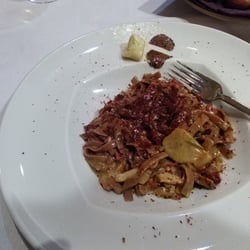 Chakra - Chestnut tagliatelle with porcine mushrooms and speck