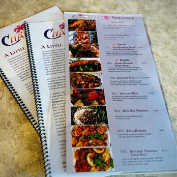 Cha Ba Thai - Nice sized menu - Thai Near Me - Portland, Oregon