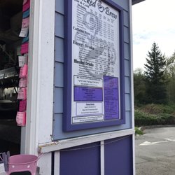 Wicked Brew Espresso - Drink menu