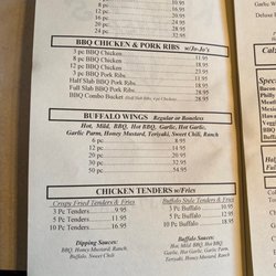 Kinsey's Korner - Menu 2