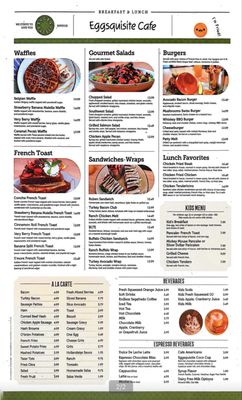 Menu photo 8 Eggsquisite Cafe Mansfield, TX