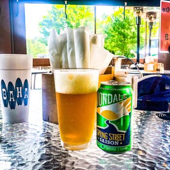 Baha Burger - Avondale Spring Street Saison beer for a sunny day! - Burgers Near Me - Hoover, Alabama