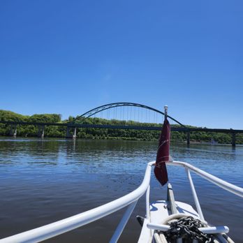 American Lady Cruises - View from the bow. - Boat Tours Near Me - Dubuque, Iowa