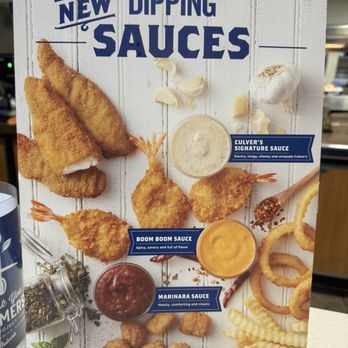 Culver's - Sauce menu - Fast Food Near Me - Avondale, Arizona