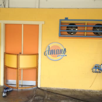 Amano Prints - Front Door To Print Shop - Screen Printing Near Me - Honolulu, Hawaii
