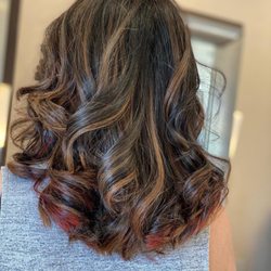 Evoke Beauty Salon - Two tone balayage done by Niloo