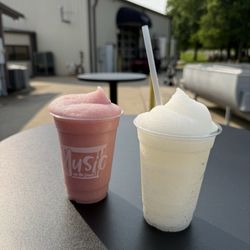 Beachaven Vineyards & Winery - Golden Rose Slushy and Peach Slushy