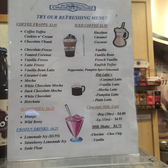 Rocky Mountain Chocolate Factory, Citadel Outlets - Drink menu - Chocolatiers & Shops Near Me - Commerce, California Rocky Mountain Chocolate Factory, Citadel Outlets - Drink menu - Chocolatiers & Shops Near Me - Commerce, California