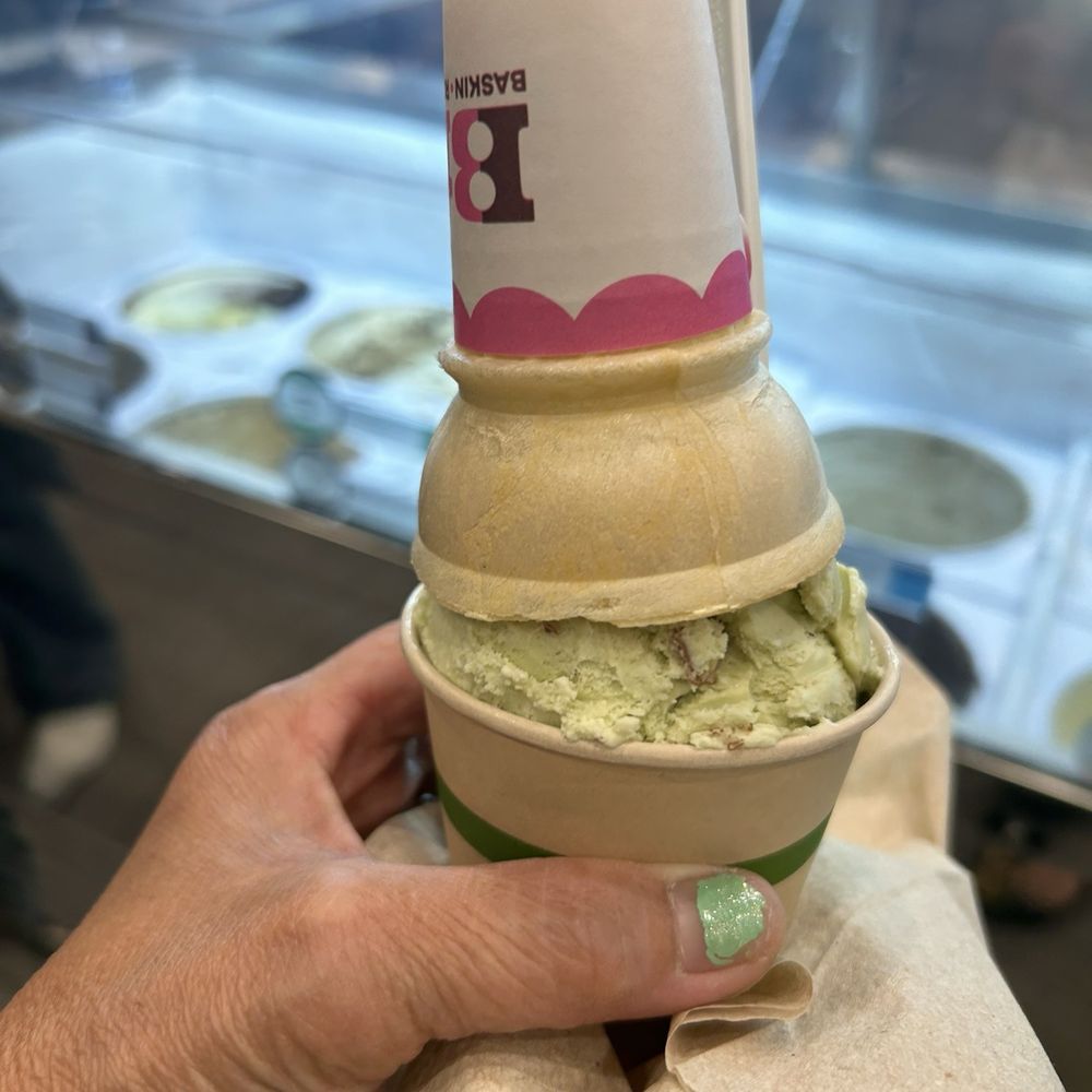 Pistachio almond, my new favorite flavor!