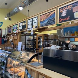 the interior of the store