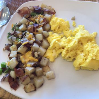 Apple Walnut Café - Cowboy hash with scrambled eggs - Breakfast & Brunch Near Me - Broomall, Pennsylvania Apple Walnut Café - Cowboy hash with scrambled eggs - Breakfast & Brunch Near Me - Broomall, Pennsylvania