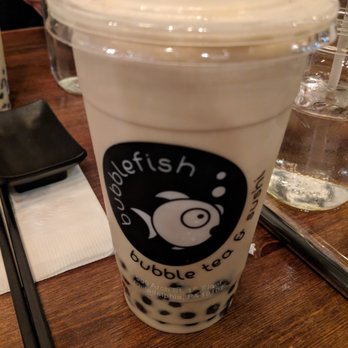 Bubblefish - lavender oolong milk tea - Taiwanese Near Me - Philadelphia, Pennsylvania