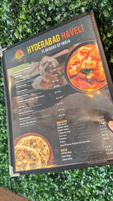 Menu photo 4 Hyderabad Haveli Vancouver, BC