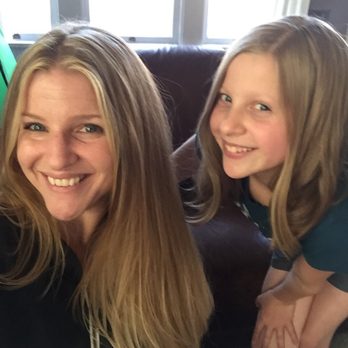 Eleven Salon - Happy girls! Stylist, Bart @ Eleven Salon cut our hair! - Hair Salons Near Me - Greeley, Colorado
