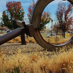 Aurora Public Library - Outside artwork