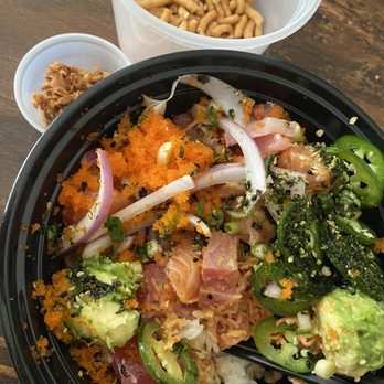 Hawaiian Poke - Large Poke Bowl - 4 scoops of fish - Poke Near Me - Dublin, California