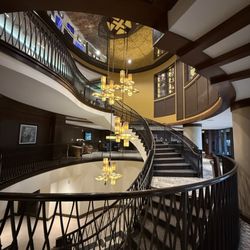 The Edgewater Hotel - The fabulous staircase in the main Lobby