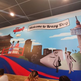 Krazy Dog - Mural - Korean Near Me - Cypress, Texas