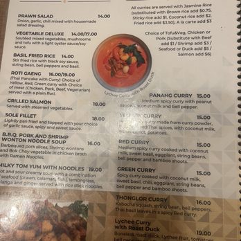 The Thonglor - Menu - Thai Near Me - San Francisco, California The Thonglor - Menu - Thai Near Me - San Francisco, California