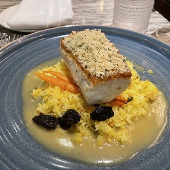 Humphreys Restaurant - Macadamia Crusted Halibut - Seafood Near Me - San Diego, California