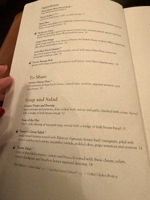 Menu photo 4 Cedric's Tavern Asheville, NC