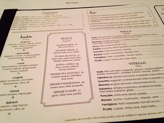Menu photo 4 Verde Ristorante Morris Plains, NJ