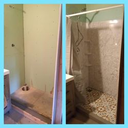 Walk in shower