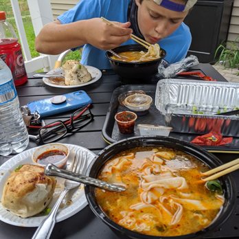 Jayd Bun - My son and I had a great lunch. Pork buns are a must and we both had the wonton noodle soup. So good - Chinese Near Me - South Kingstown, Rhode Island