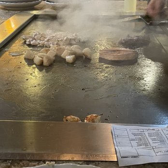 Mandolin Sushi and Steakhouse - Food on grill - Sushi Bars Near Me - Tacoma, Washington Mandolin Sushi and Steakhouse - Food on grill - Sushi Bars Near Me - Tacoma, Washington