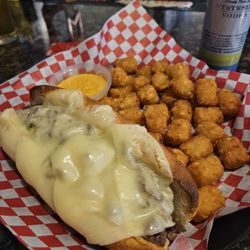 Saratoga Strike Zone - Cheese steak . get a side of beer cheese with it!