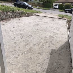 Removed old concrete