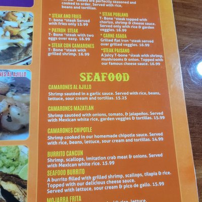 Menu photo 4 El Gran Patron Bumpass, VA