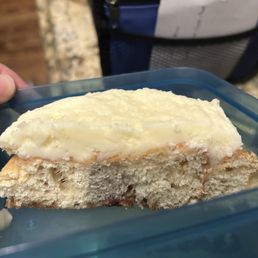 1/2 cinnamon roll 1/2 cinnamon roll