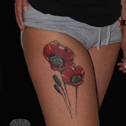 Mokotattoo - Tatouage Coquelicot