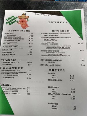 Menu photo 2 Señor Jalapeño Grill Rankin, TX Menu photo 2 Señor Jalapeño Grill Rankin, TX