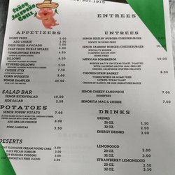Señor Jalapeño Grill - Menu